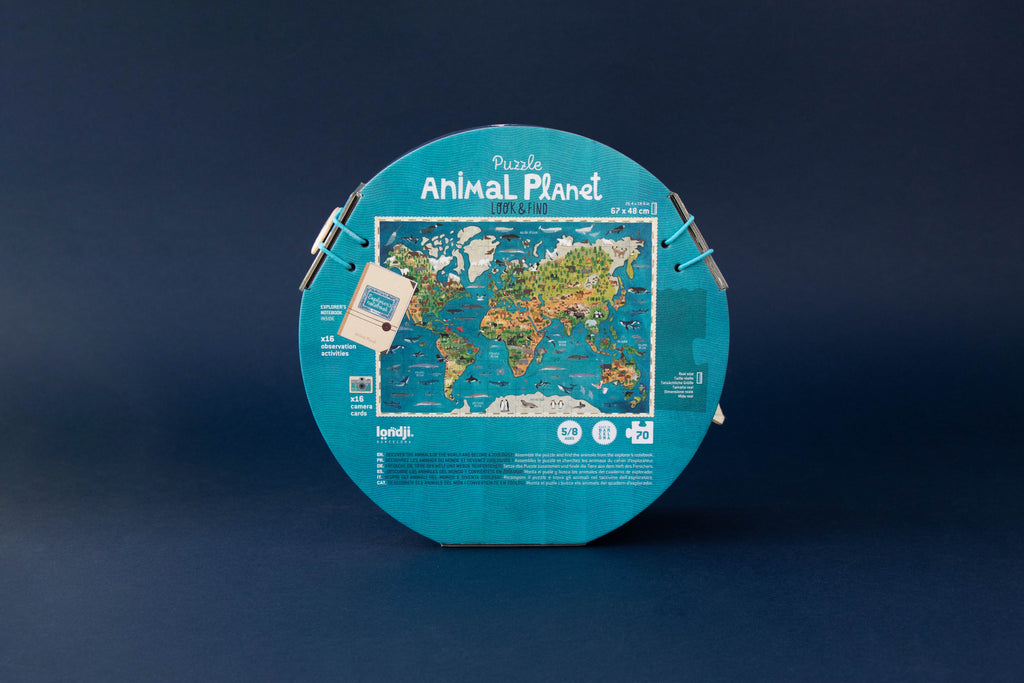 Puzzle Animal Planet Londji: 70 Piezas y Juego de Observación de Animales del Mundo - 29