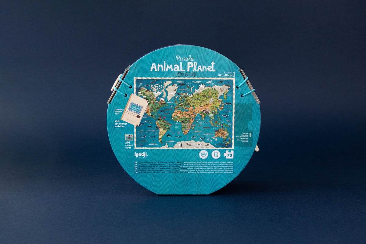 Puzzle Animal Planet Londji: 70 Piezas y Juego de Observación de Animales del Mundo - 29