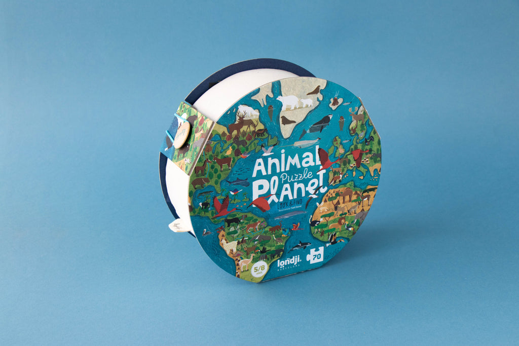 Puzzle Animal Planet Londji: 70 Piezas y Juego de Observación de Animales del Mundo - 3