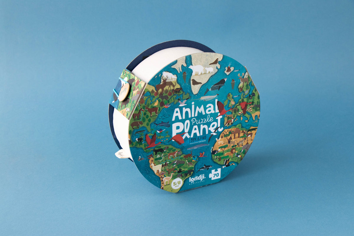 Puzzle Animal Planet Londji: 70 Piezas y Juego de Observación de Animales del Mundo - 3