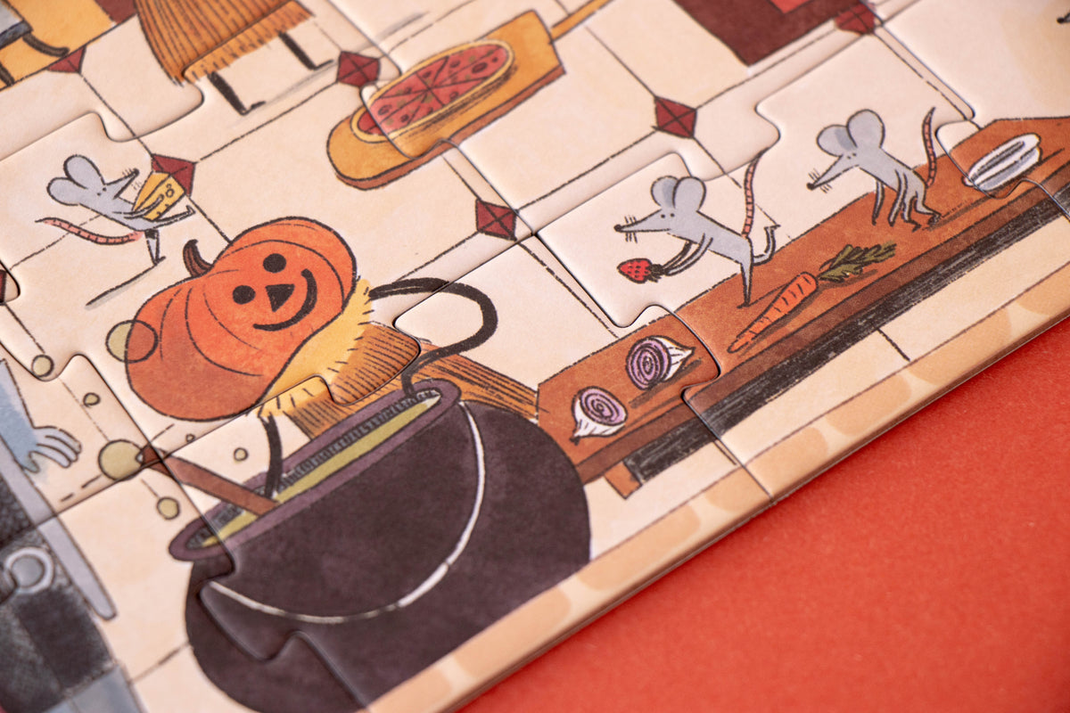 Puzzle Enchanted Londji: 100 Piezas Reversible de Monstruos que Brilla en la Oscuridad - 39