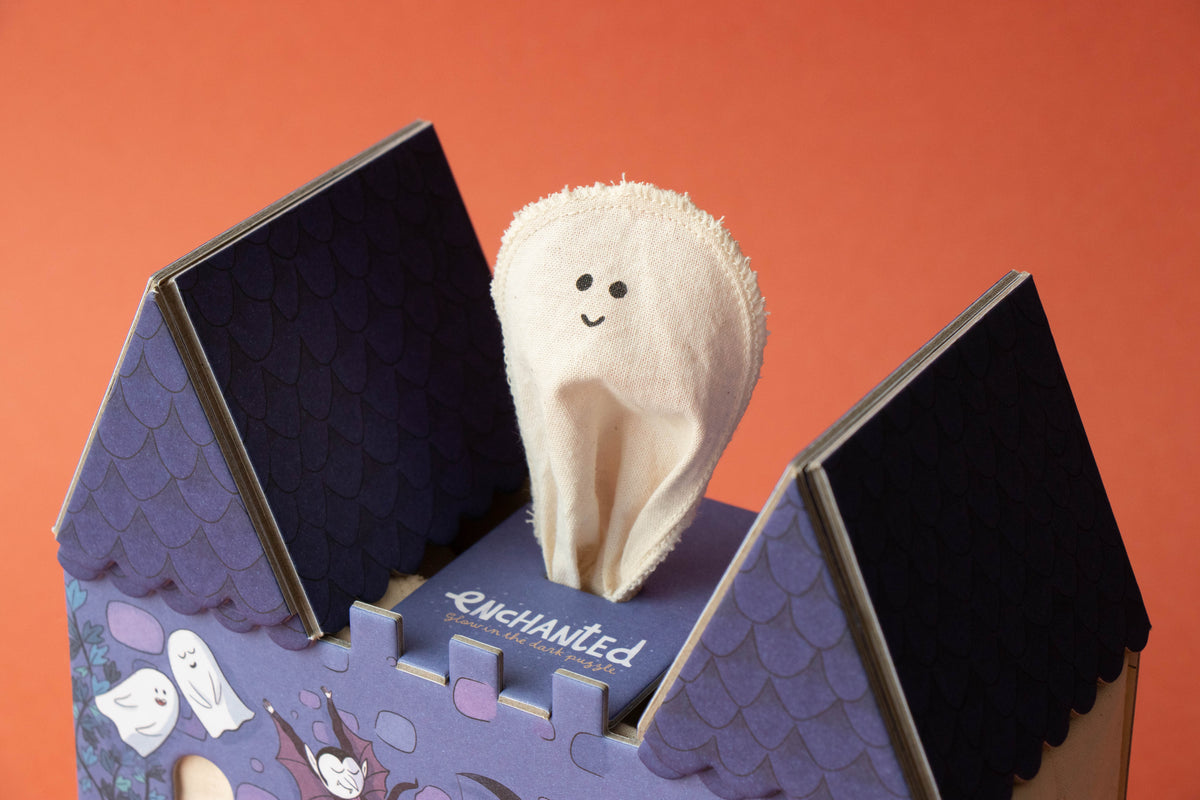 Puzzle Enchanted Londji: 100 Piezas Reversible de Monstruos que Brilla en la Oscuridad - 6