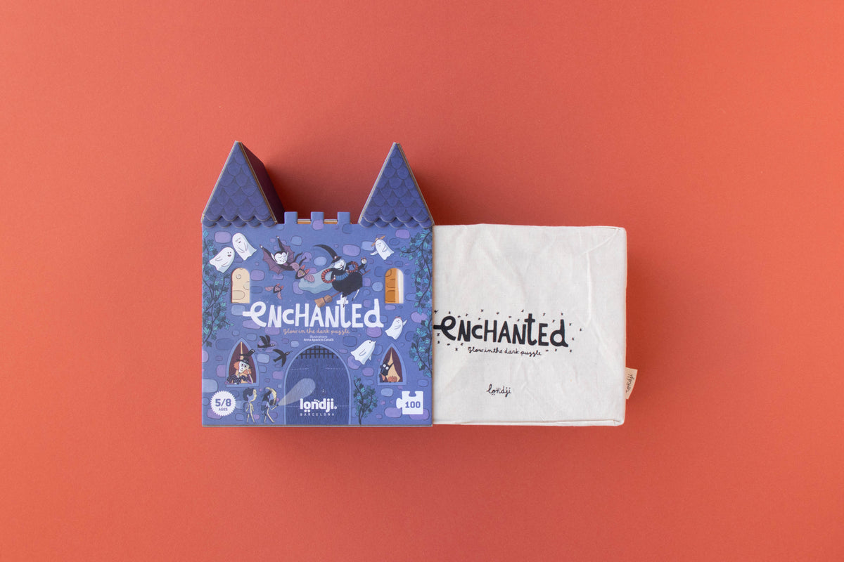Puzzle Enchanted Londji: 100 Piezas Reversible de Monstruos que Brilla en la Oscuridad - 18