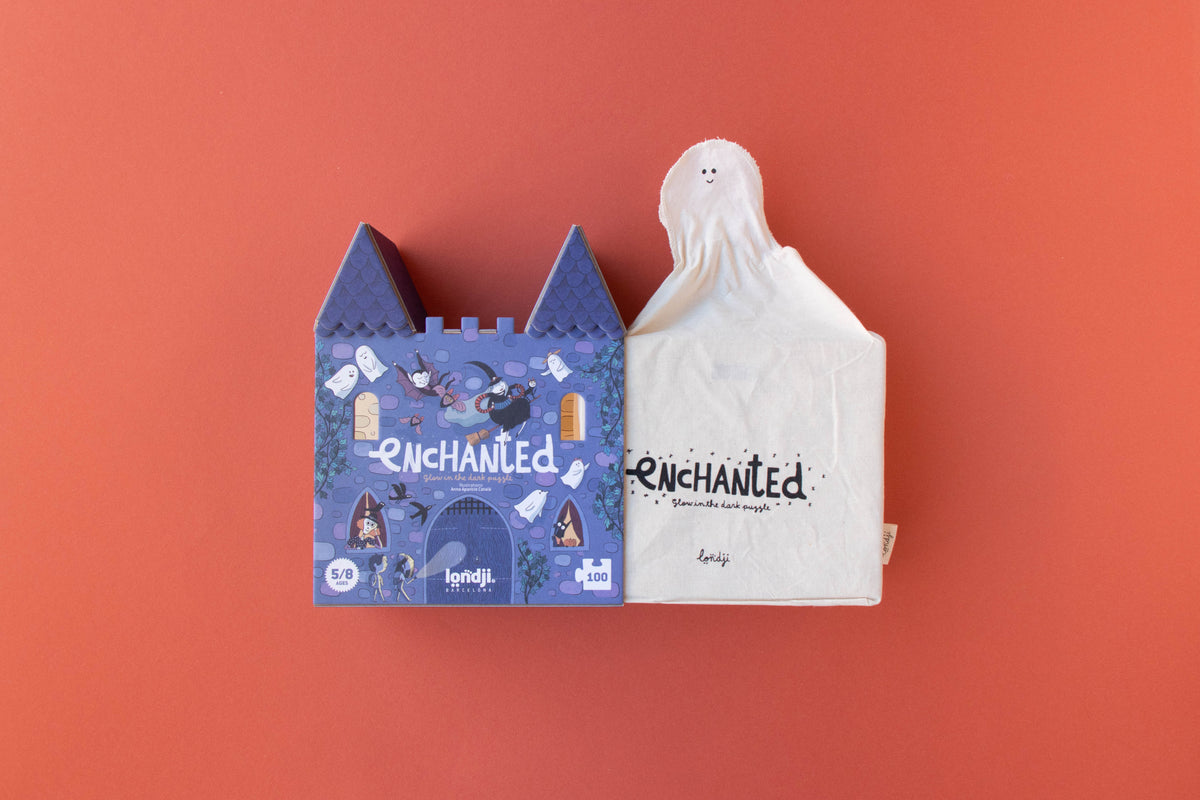 Puzzle Enchanted Londji: 100 Piezas Reversible de Monstruos que Brilla en la Oscuridad - 19