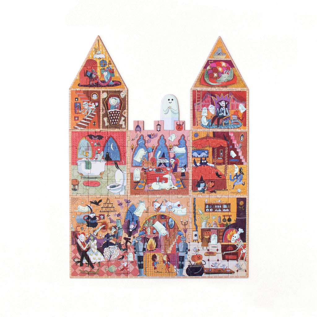Puzzle Enchanted Londji: 100 Piezas Reversible de Monstruos que Brilla en la Oscuridad - 15