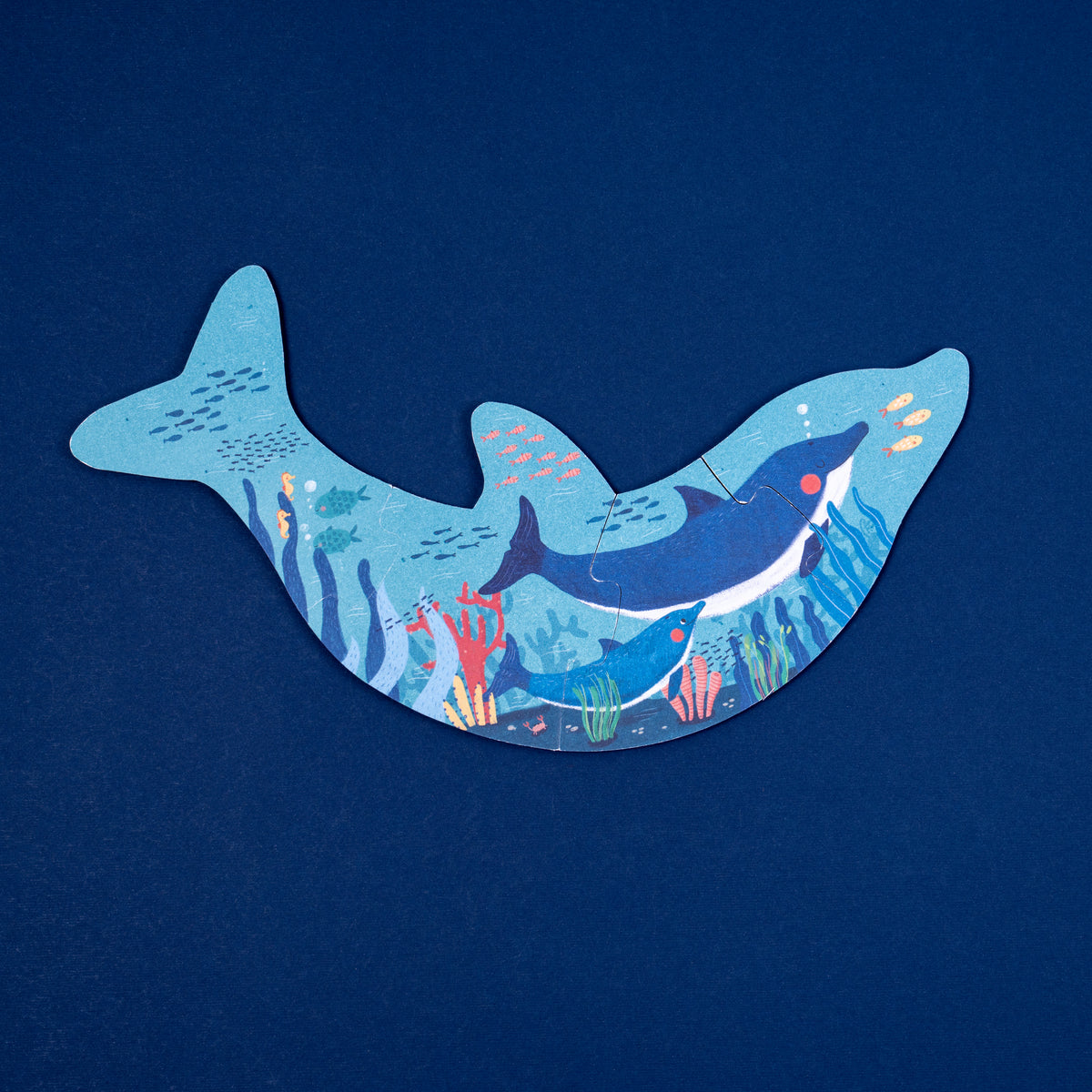 Puzzle Blue Londji: 7 Puzzles Reversibles de Animales del Mar - 15