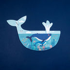 Puzzle Blue Londji: 7 Puzzles Reversibles de Animales del Mar - 3