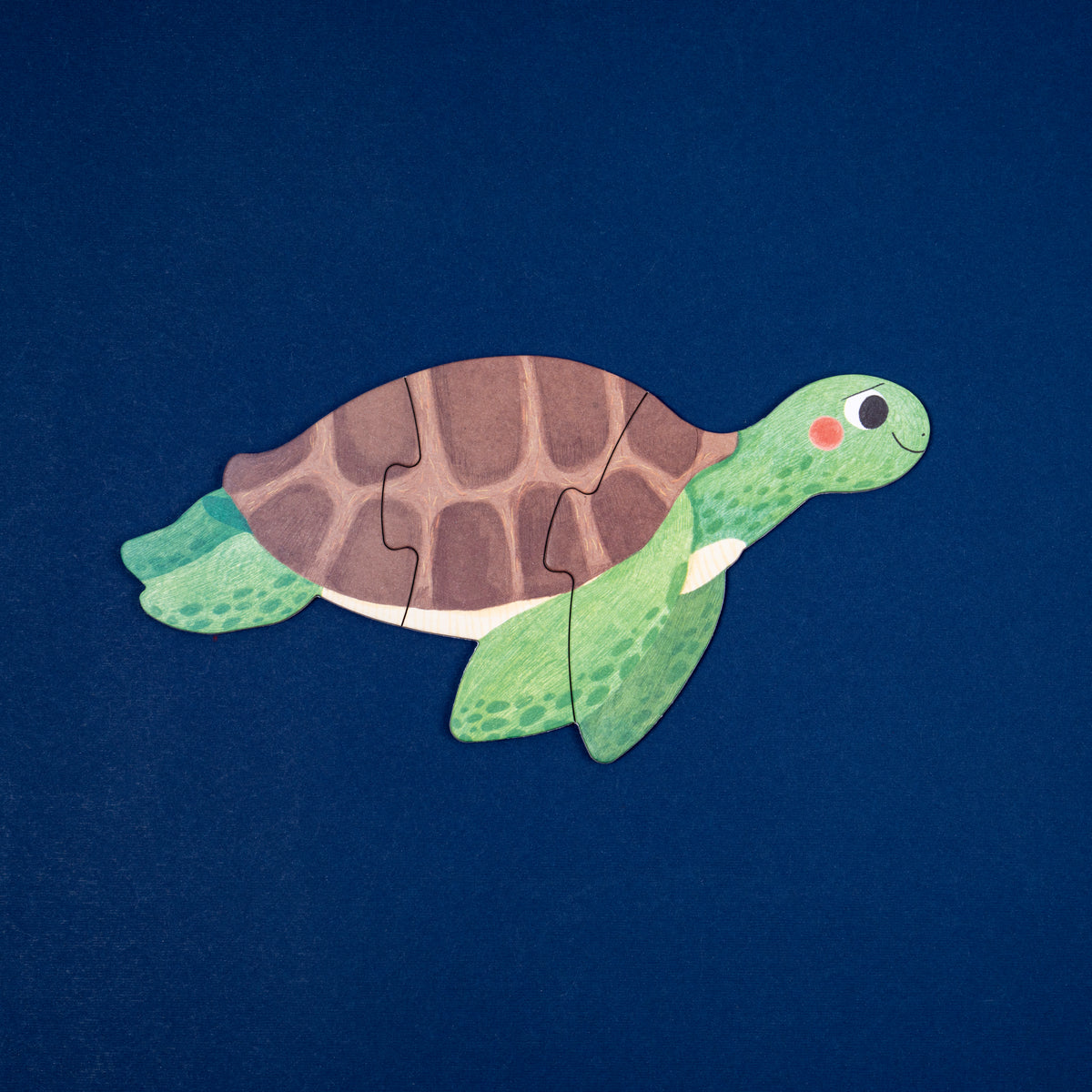 Puzzle Blue Londji: 7 Puzzles Reversibles de Animales del Mar - 8