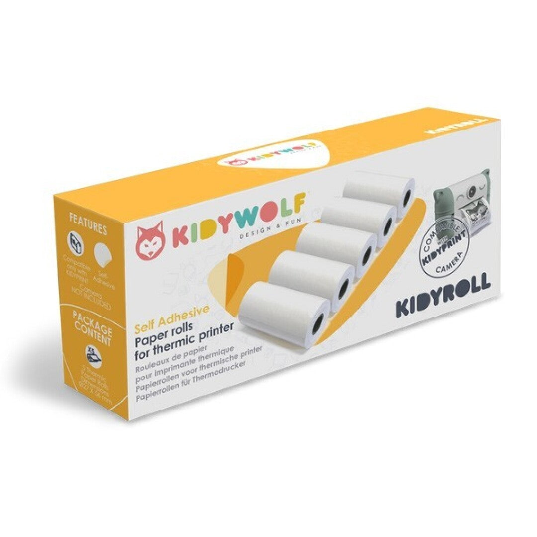 KIDYROLL Papel adhesivo (5 rollos)