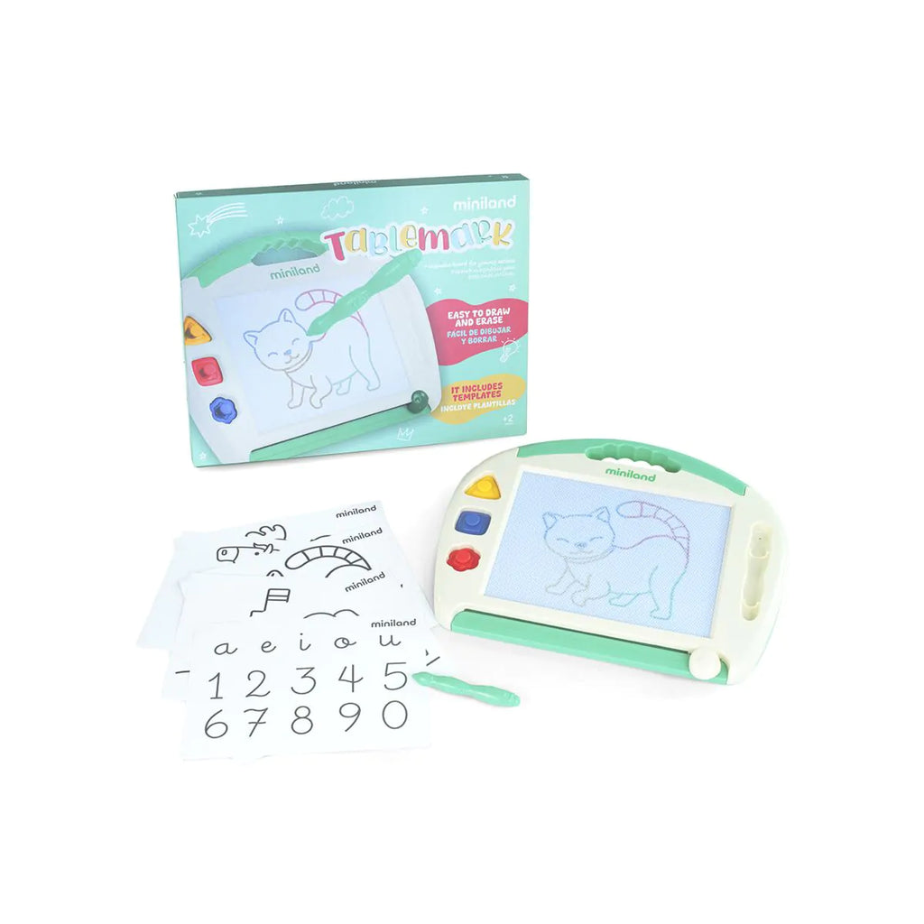 Pizarra Magnética Tablemark con Sellos de Formas