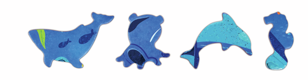 Puzle de Suelo Brillante de Ballena - 200 pzs