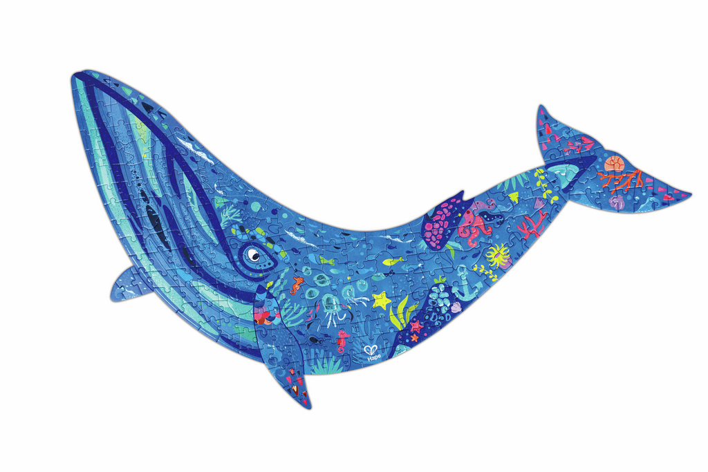 Puzle de Suelo Brillante de Ballena - 200 pzs