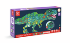 Puzle de Suelo Brillante de Dinosaurios - 200 pzs