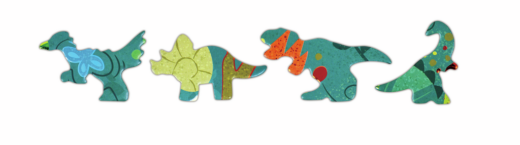 Puzle de Suelo Brillante de Dinosaurios - 200 pzs