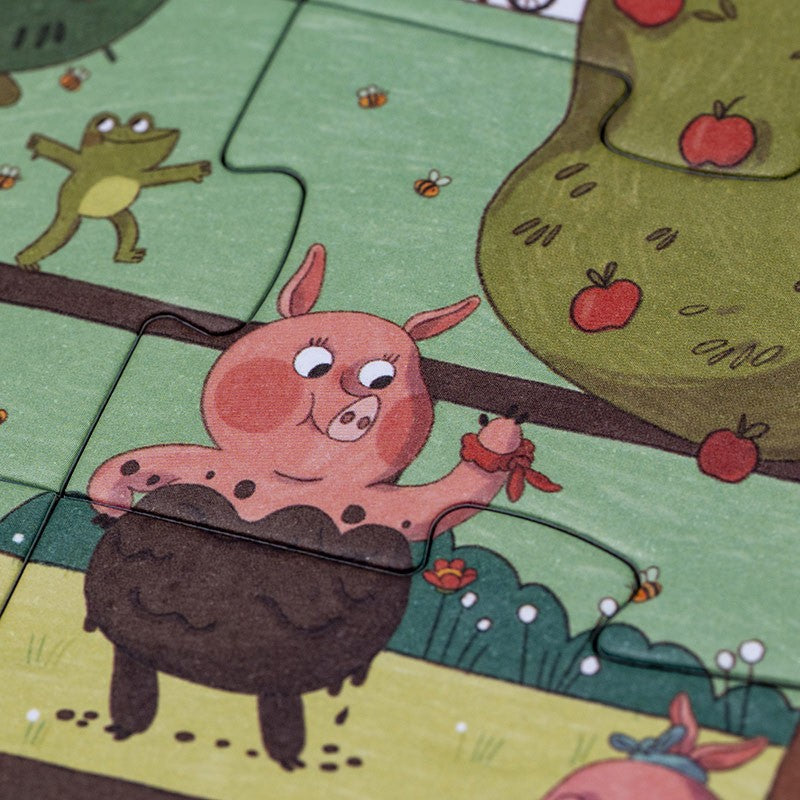 Puzzle Farmtastic Londji: 36 Piezas de la Granja en Caja de Tractor - 8