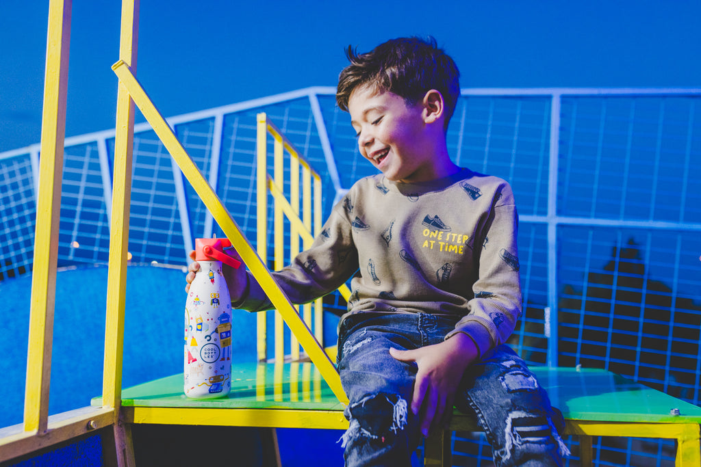 The Kids Bottle - Messy Robots 350ml