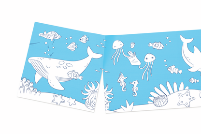 Rollo de Papel para Garabatos Oceánicos