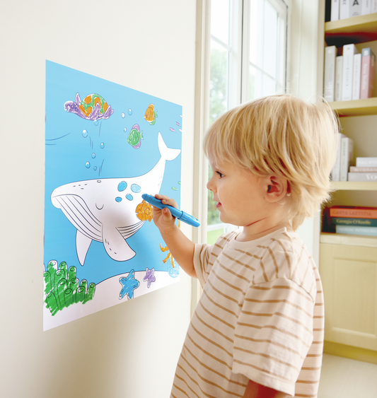 Rollo de Papel para Garabatos Oceánicos