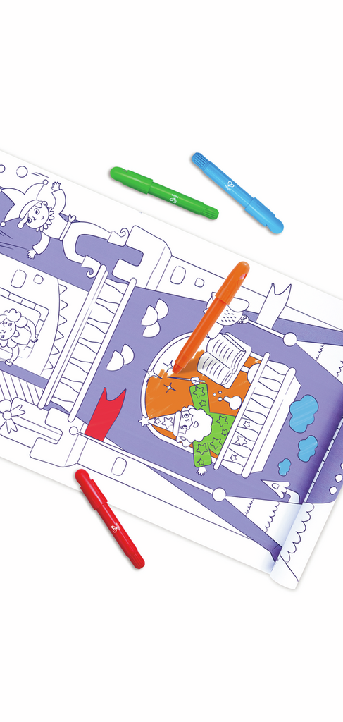 Rollo de Papel para Garabatos de Castillos