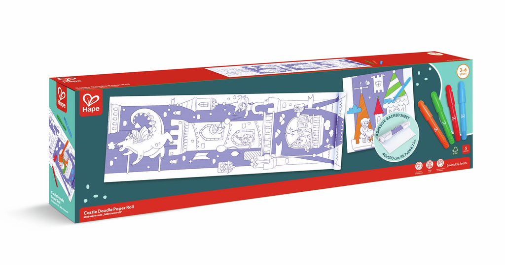 Rollo de Papel para Garabatos de Castillos