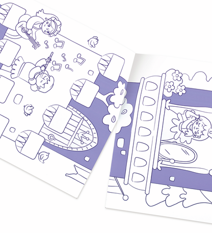 Rollo de Papel para Garabatos de Castillos