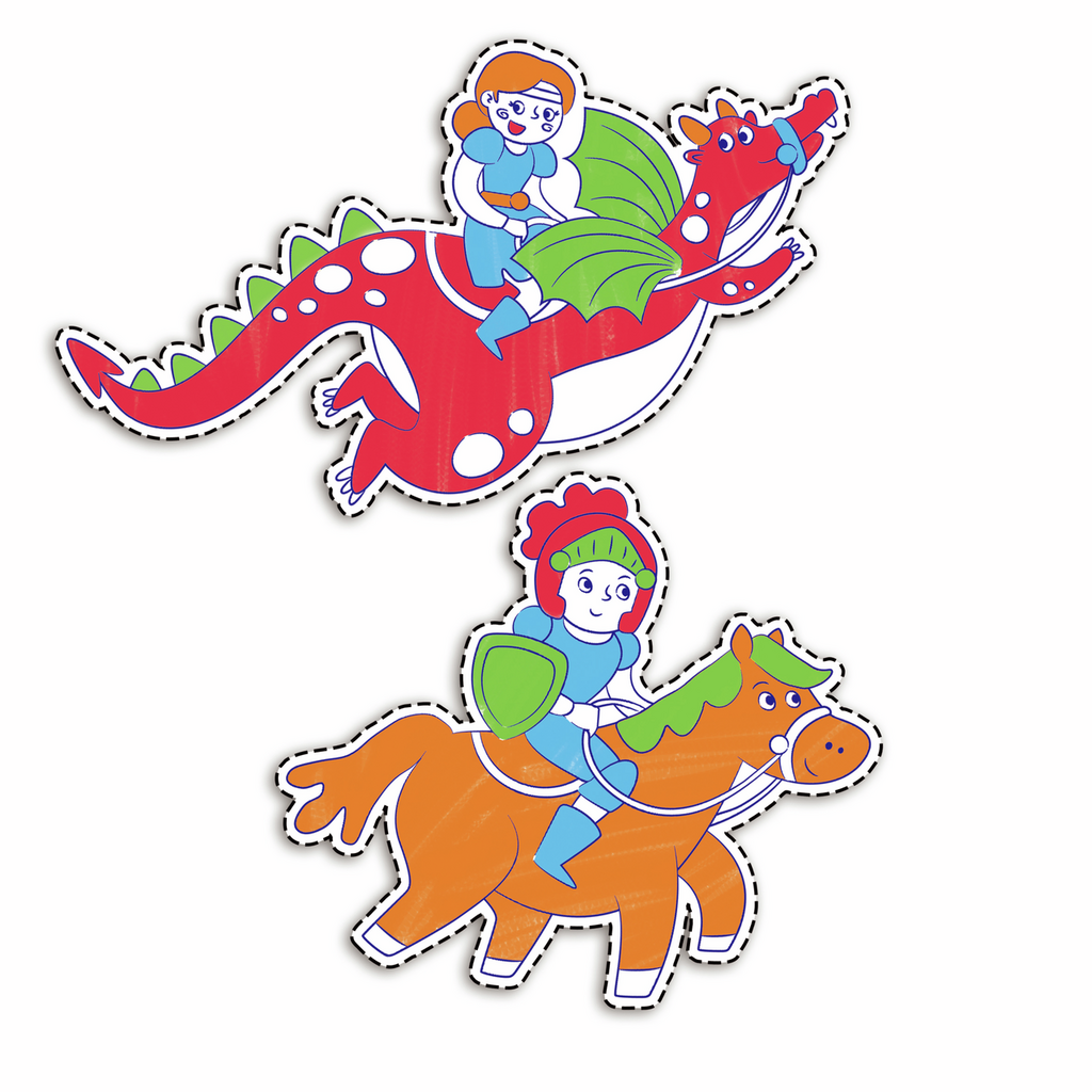 Rollo de Papel para Garabatos de Castillos