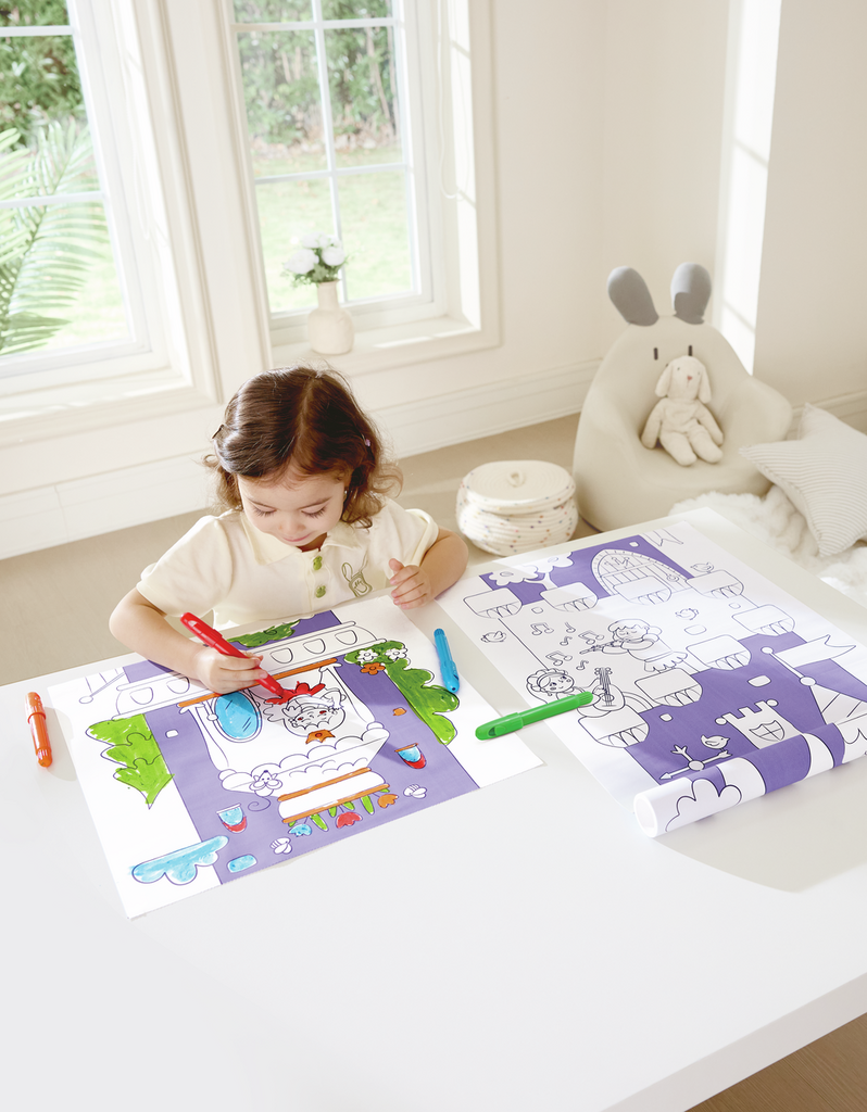 Rollo de Papel para Garabatos de Castillos