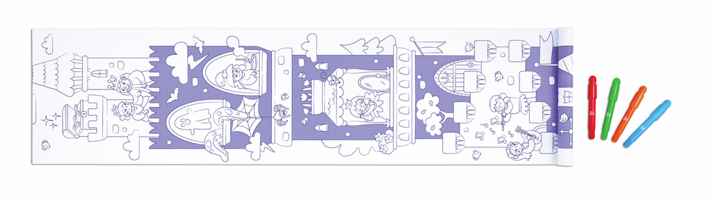 Rollo de Papel para Garabatos de Castillos