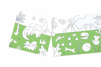 Rollo de Papel para Garabatos de Dinosaurios