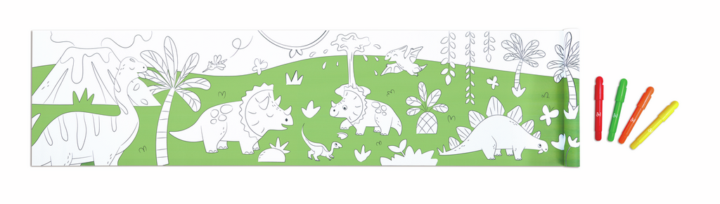 Rollo de Papel para Garabatos de Dinosaurios