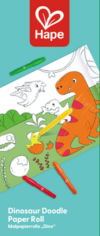 Rollo de Papel para Garabatos de Dinosaurios