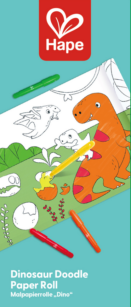 Rollo de Papel para Garabatos de Dinosaurios