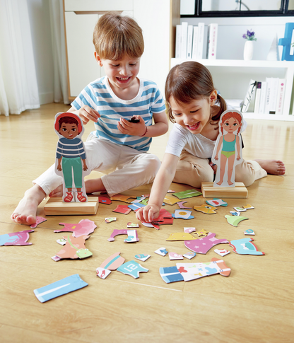 Rompecabezas magnético para vestir