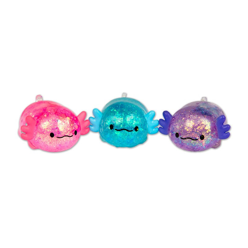 Scrunchems Mini Sugar Ajolotes - Pack de 3 Squishies
