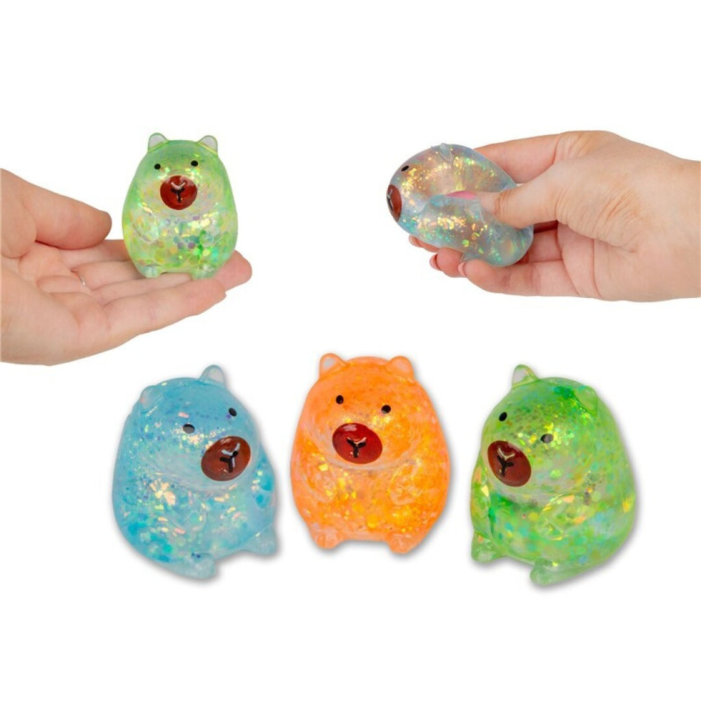 Scrunchems Mini Sugar Capibaras - Pack de 3 Squishies