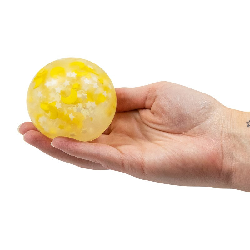 Scrunchems Moons & Stars Glow | Pelota Sensorial Antiestrés