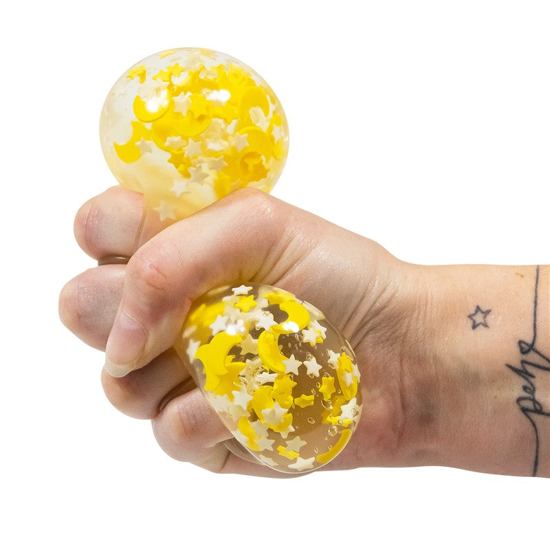 Scrunchems Moons & Stars Glow | Pelota Sensorial Antiestrés