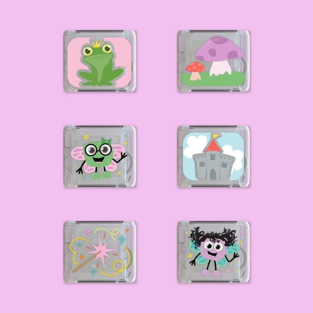 Glo Pals Cubos Luminosos Hadas | Juego Sensorial para Baño