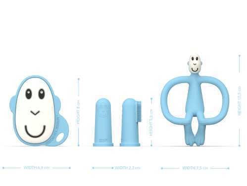 Set de iniciación para la dentición AZUL – Matchstick Monkey
