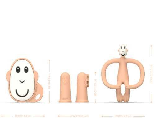 Set de iniciación para la dentición MELOCOTÓN – Matchstick Monkey