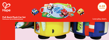 Set de Coches retráctiles de Peluche