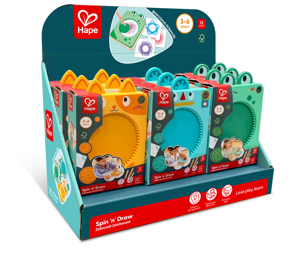Kit de dibujo arte en espiral mandalas de Hape