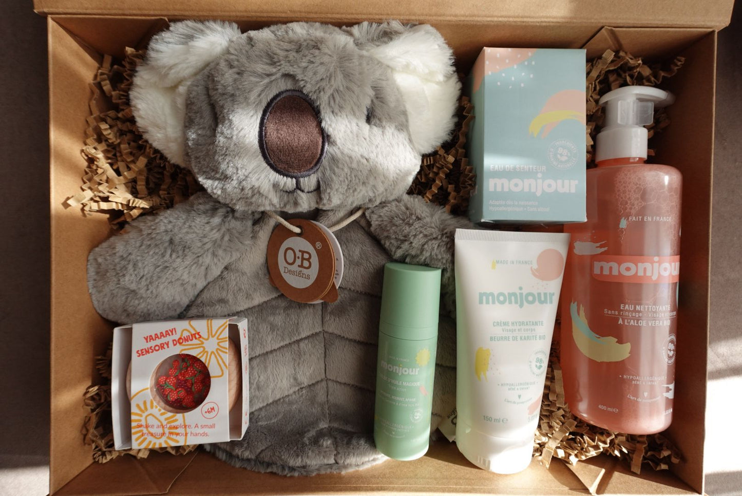 Caja Cesta Regalo Bebé Premium Super Oli