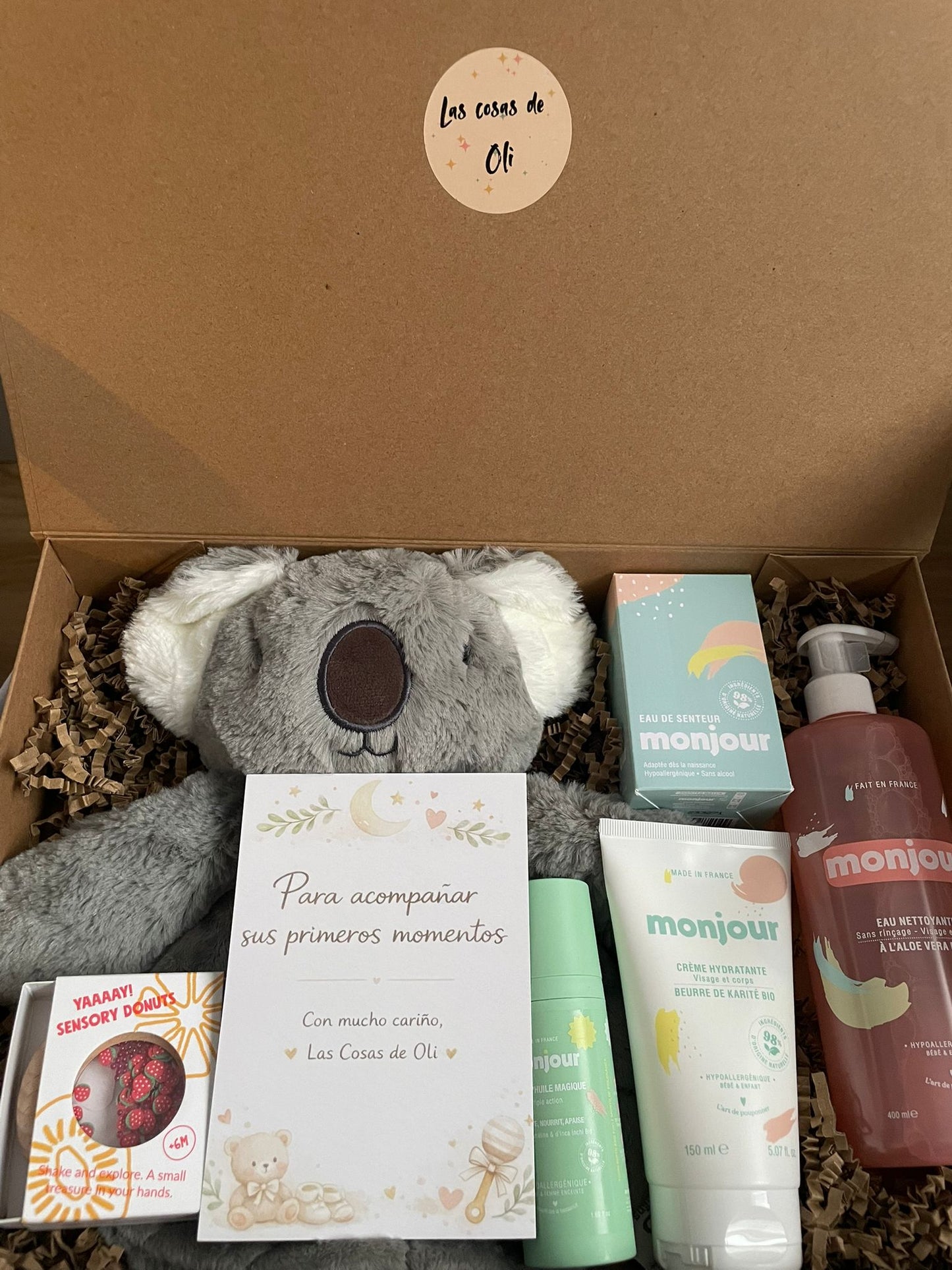 Caja Cesta Regalo Bebé Premium Super Oli 9