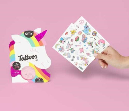 TATTOOS OMY UNICORNIO LILY