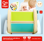 Tambor Giratorio con Espejo – Juguete Sensorial 2 en 1 | HAPE