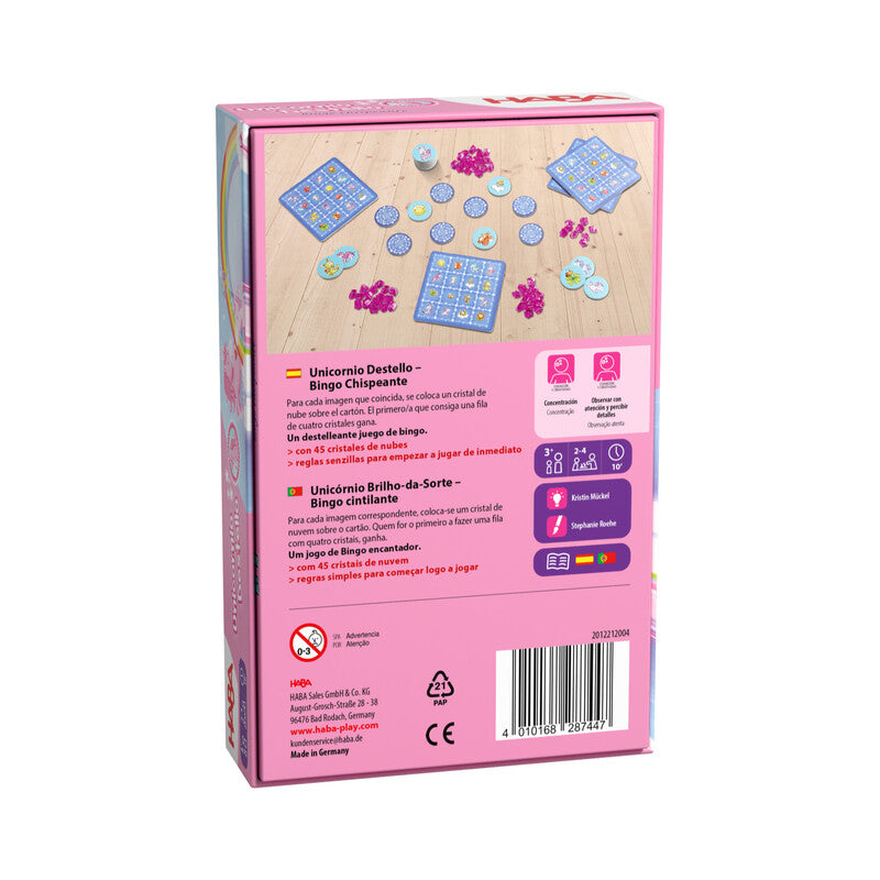 Unicornio Destello – Bingo Chispeante