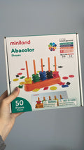 Ábaco Abacolor Shapes 50 Piezas Miniland