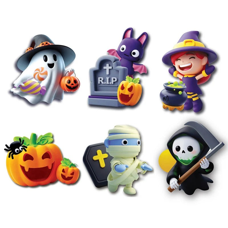 Mould & Paint Halloween: Figuras que Brillan en la Oscuridad 4M - 3