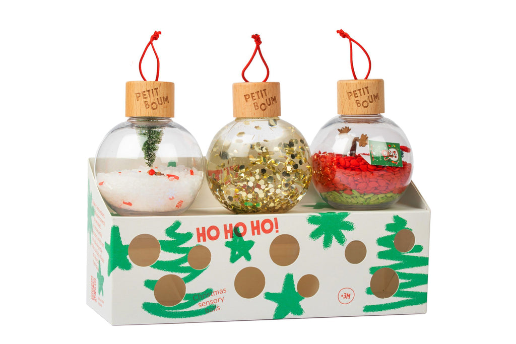 Bolas de Navidad sensoriales - Petit Boum